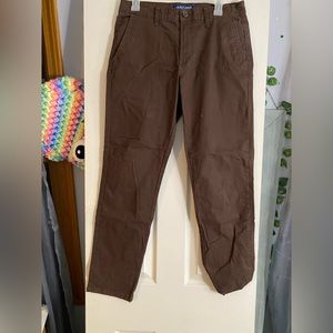 Arizona Brown Flex Slim Fit Pants 30x32